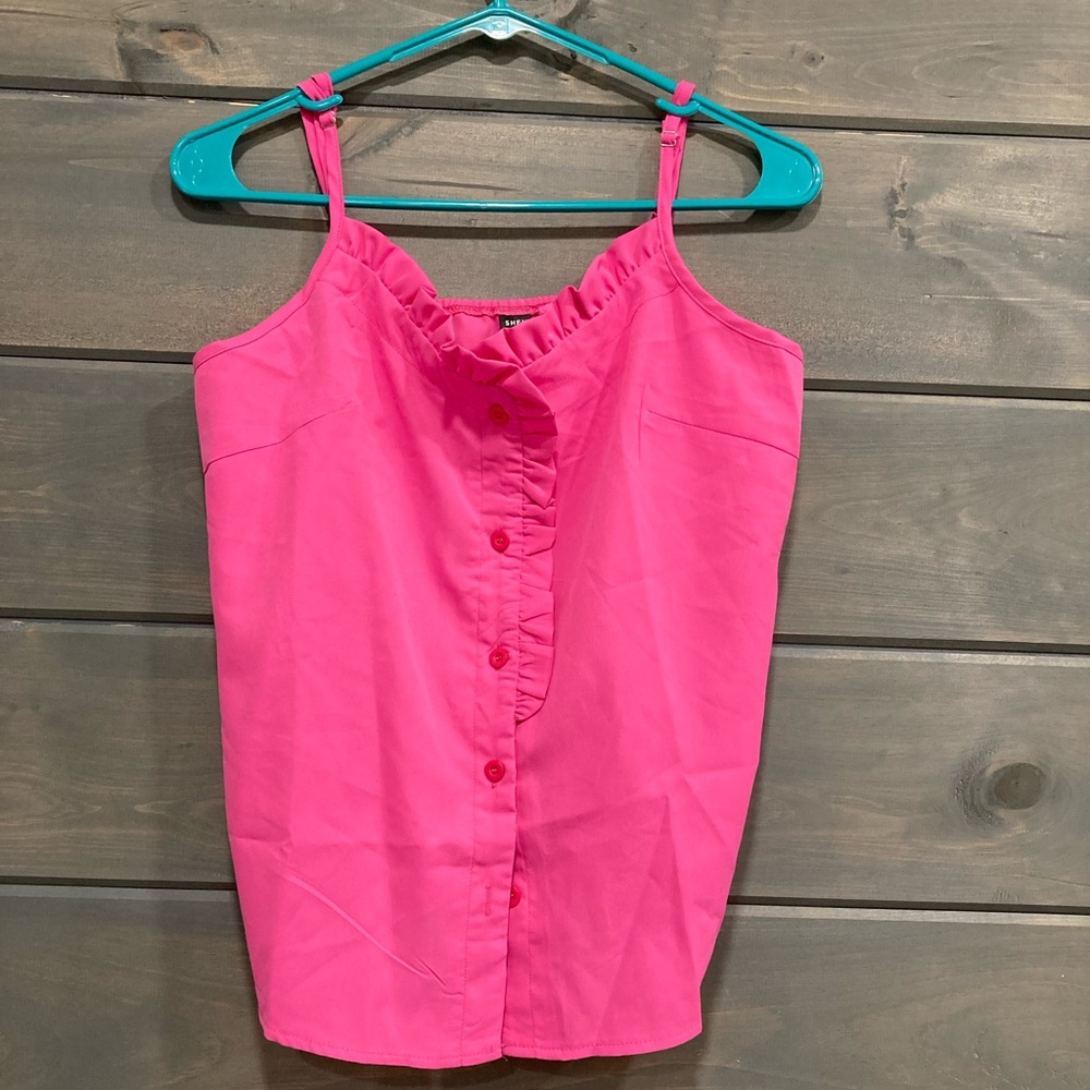 Women’s Bright Pink Tank Top